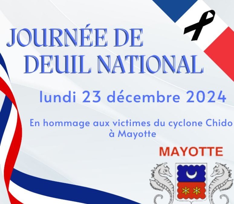 Hommage aux victimes du cyclone Chido