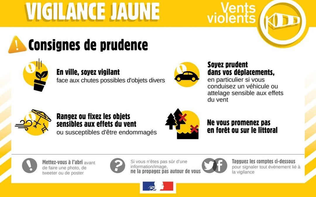 VIGILANCE JAUNE⚠️