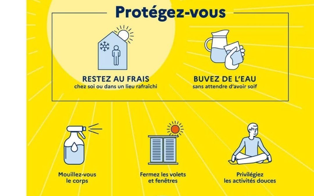 Vigilance Jaune / Canicule à partir de 12 h