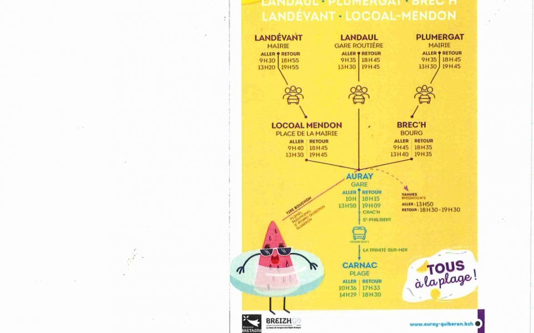 Navette des plages été 2025🏖️🚌