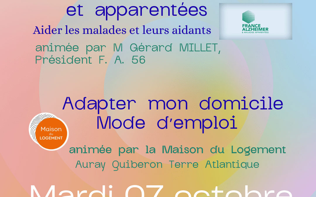 Conférence – Débat sur les maladies d’Alzheimer et apparentées💞