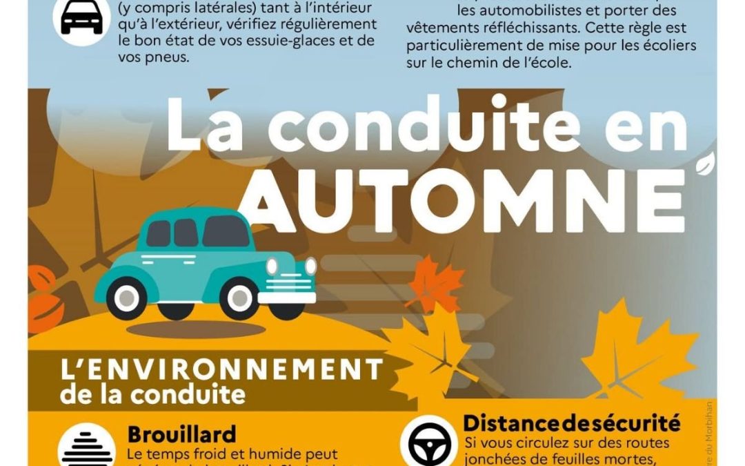 🍂🍂 Les bons gestes pour la conduite en automne 🍂🍂