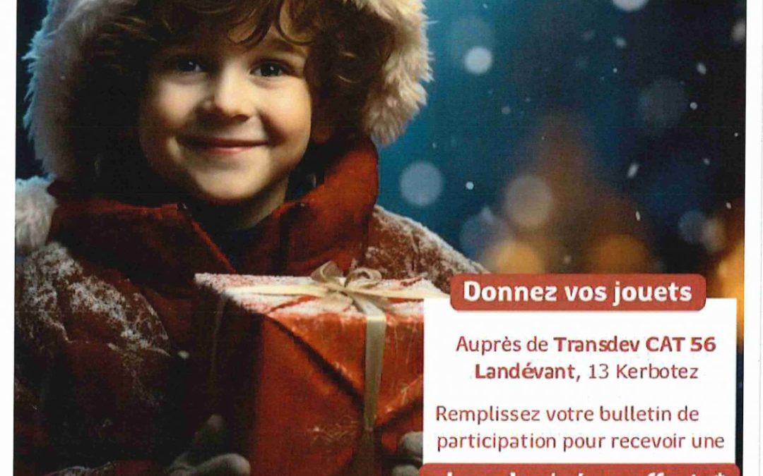 Collecte de jouets au profit des Restaurants du Coeur 🧸💗