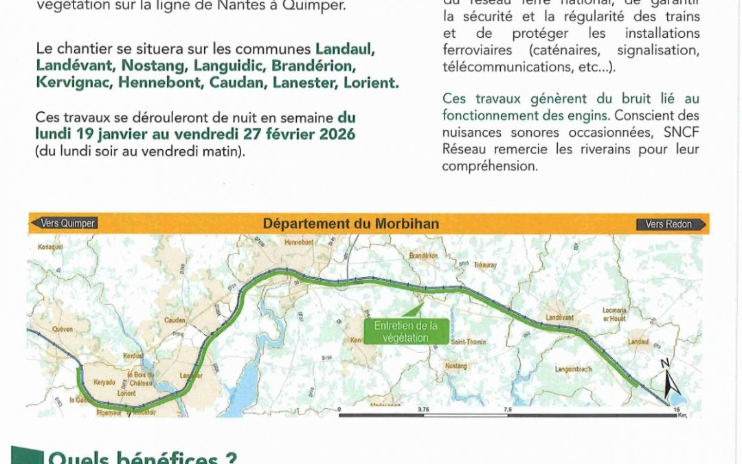 Entretien de la végétation aux abords de la voie ferrée 🍂🚆