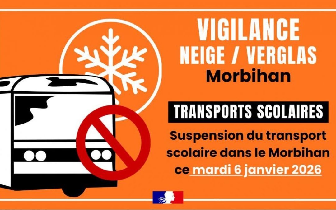 Prolongation de la suspension des transports scolaires  ❄️⚠️🟠